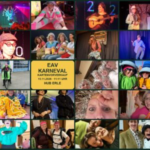 EAV Karneval – Kartenvorverkauf 2026 – Titelbild bei der EAV in Erle